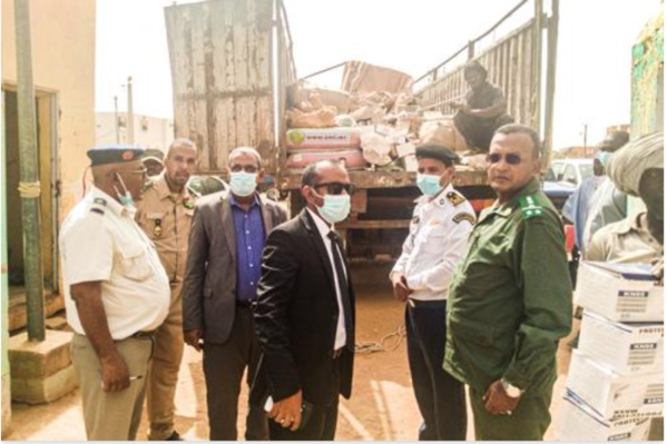 Huit communes au Guidimagha reçoivent d’importantes quantités de produits et équipement d’entretien Huit communes au Guidimagha reçoivent d’importantes quantités de produits et équipement d’entretien