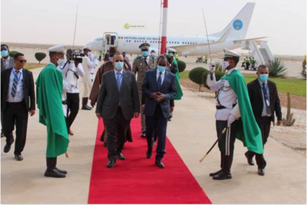 Arrivée à Nouakchott du Premier ministre malien Arrivée à Nouakchott du Premier ministre malien