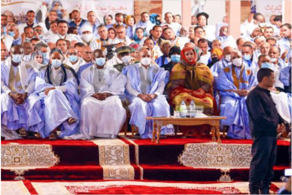 Le Président de la République assiste à la première soirée culturelle du festival des cités du patrimoine