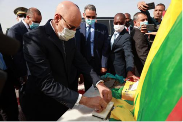 Le Président de la République supervise la pose de la première pierre du projet Datacenter Mauritania Le Président de la République supervise la pose de la première pierre du projet Datacenter Mauritania