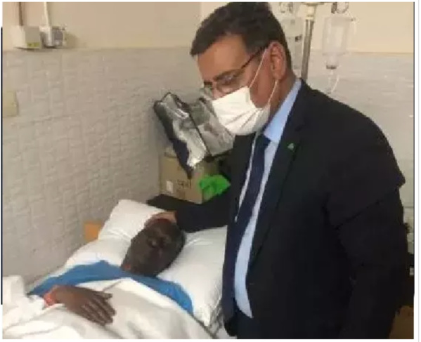 Le Palais informe Hamidou Baba de sa disponibilité à le prendre en charge Le Palais informe Hamidou Baba de sa disponibilité à le prendre en charge