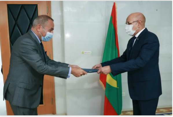 Le Président de la République reçoit les lettres de créance du nouvel ambassadeur d’Égypte Le Président de la République reçoit les lettres de créance du nouvel ambassadeur d’Égypte