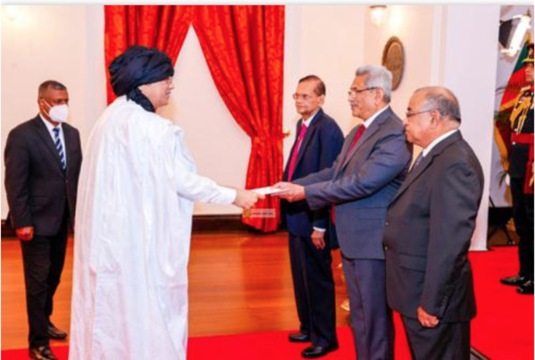 Notre ambassadeur au Sri Lanka présente ses lettres de créance Notre ambassadeur au Sri Lanka présente ses lettres de créance