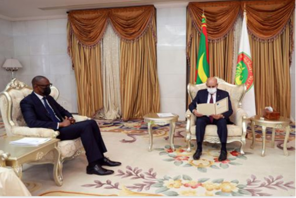 Le Président de la République reçoit un message écrit du Président de l’Autorité de Transition de la République du Mali Le Président de la République reçoit un message écrit du Président de l’Autorité de Transition de la République du Mali