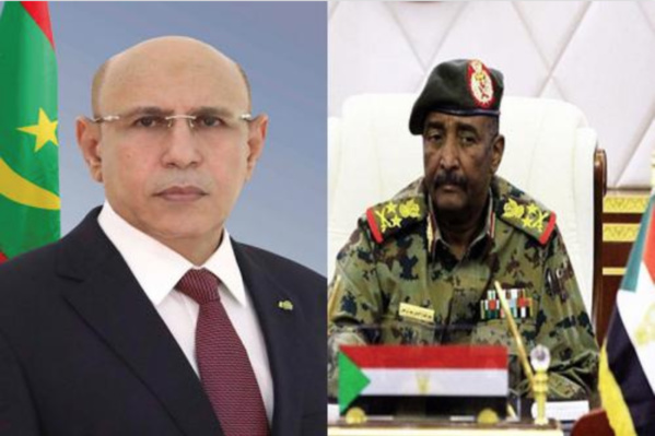 Le Président de la République renouvelle au Président de la transition soudanais son souci de renforcer la coopération bilatérale Le Président de la République renouvelle au Président de la transition soudanais son souci de renforcer la coopération bilatérale
