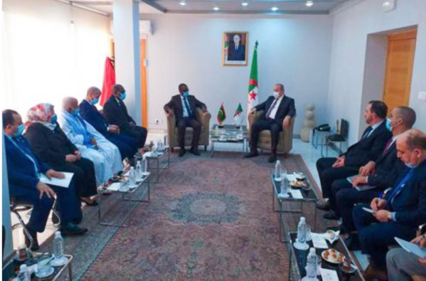 Des parlementaires mauritaniens se réunissent à Alger avec des membres du gouvernement algérien Des parlementaires mauritaniens se réunissent à Alger avec des membres du gouvernement algérien