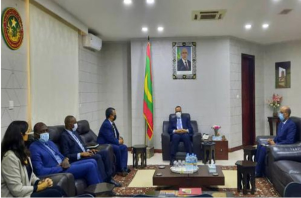 Le ministre des Affaires étrangères s’entretient avec le représentant spécial du secrétaire général de l’ONU pour l’Afrique de l’Ouest et le Sahel Le ministre des Affaires étrangères s’entretient avec le représentant spécial du secrétaire général de l’ONU pour l’Afrique de l’Ouest et le Sahel