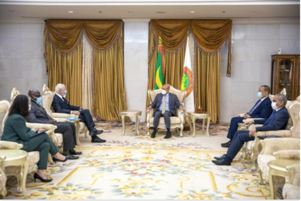 Le Président de la République reçoit l’Envoyé spécial du Secrétaire général des Nations Unies chargé pour le Sahara occidental