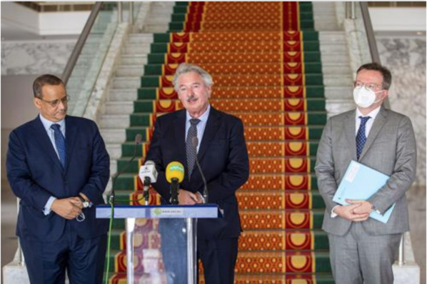 Le ministre luxembourgeois des affaires étrangères salue le rôle joué par la Mauritanie dans le rétablissement de la paix dans la région Le ministre luxembourgeois des affaires étrangères salue le rôle joué par la Mauritanie dans le rétablissement de la paix dans la région