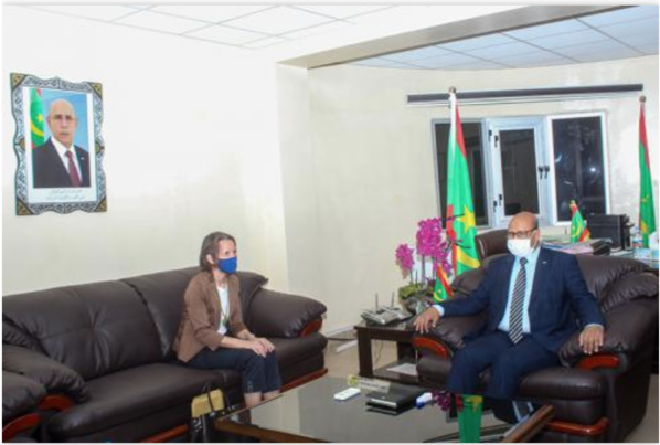 Le ministre de l'Agriculture reçoit l’ambassadrice d’Allemagne Le ministre de l'Agriculture reçoit l’ambassadrice d’Allemagne