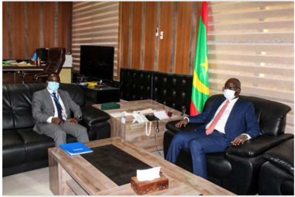 Le ministre de l’Intérieur reçoit le chef de la mission de l’OIM en Mauritanie Le ministre de l’Intérieur reçoit le chef de la mission de l’OIM en Mauritanie