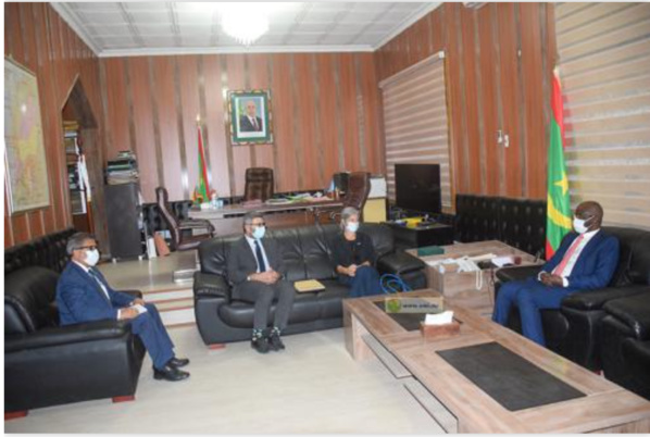 Le ministre de l’Intérieur reçoit la représentante de l’UNHCR en Mauritanie