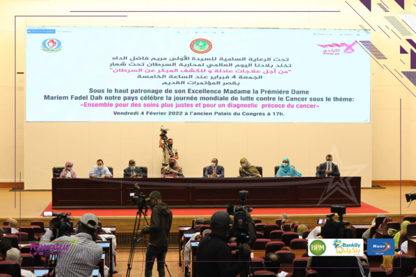 Célébration de la Journée mondiale de lutte contre le cancer, sous le haut patronage de la première Dame Célébration de la Journée mondiale de lutte contre le cancer, sous le haut patronage de la première Dame