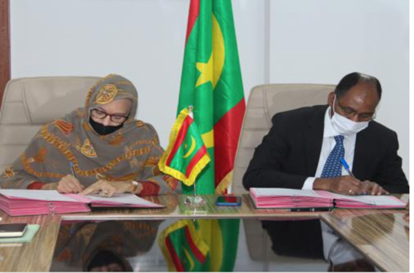 Signature d'une convention de promotion des emplois verts