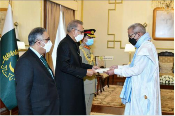 Présentation des lettres de créances de l’ambassadeur de Mauritanie au Pakistan