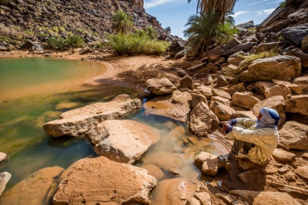 Adrar : L'eau jaillit dans les oasis