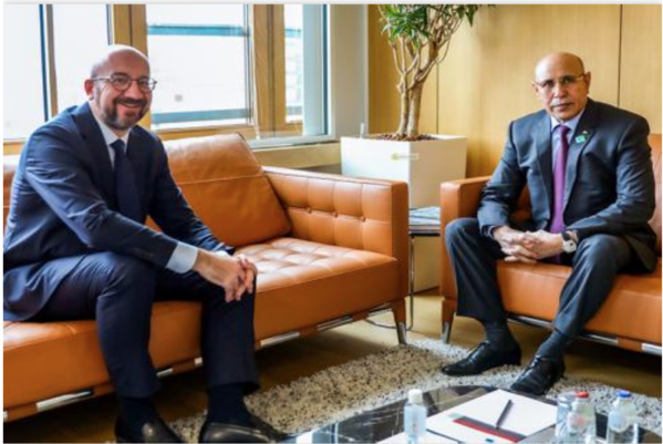 Le Président de la République examine avec le président du conseil européen les voies et moyens de renforcer la coopération Le Président de la République examine avec le président du conseil européen les voies et moyens de renforcer la coopération