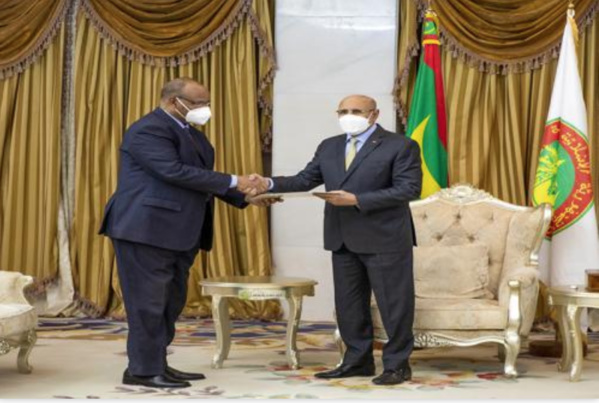 Le Président de la République reçoit un message du Président du Conseil Souverain de Transition du Soudan Le Président de la République reçoit un message du Président du Conseil Souverain de Transition du Soudan