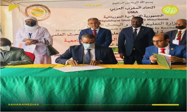 Signature d’un accord quinquennal de partenariat entre l’université de Nouakchott et le comité national olympique et sportif Signature d’un accord quinquennal de partenariat entre l’université de Nouakchott et le comité national olympique et sportif