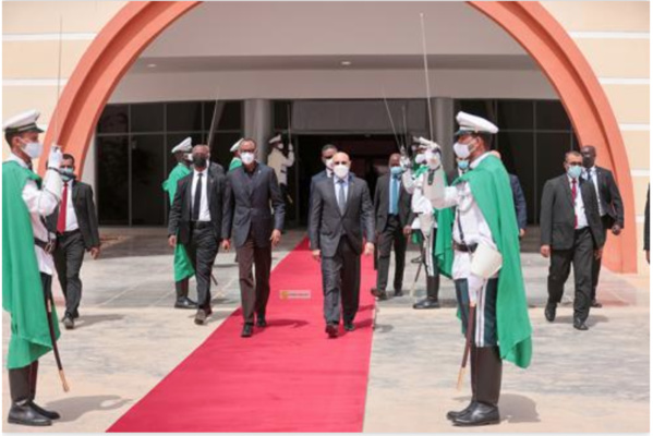 Départ de Nouakchott du Président rwandais Départ de Nouakchott du Président rwandais