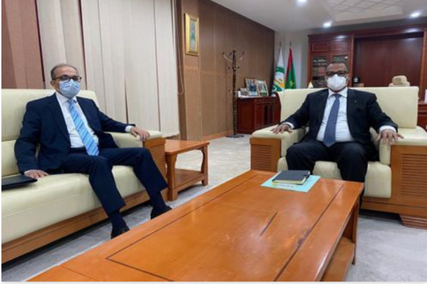 Le président de l'UNPM discute avec l'ambassadeur de Tunisie les préparatifs du forum économique mauritano-tunisien