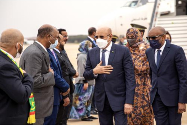 Le président de la République arrive à Madrid Le président de la République arrive à Madrid