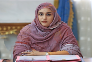 Naha Haroun Cheikh Sidiya , ministre de l’Action sociale, de l’Enfance et de la Famille Naha Haroun Cheikh Sidiya , ministre de l’Action sociale, de l’Enfance et de la Famille