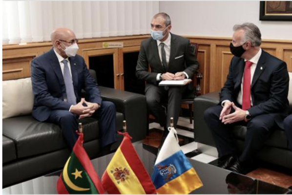 Le Président de la République s'entretient avec le Chef du Gouvernement des Iles Canaries Le Président de la République s'entretient avec le Chef du Gouvernement des Iles Canaries