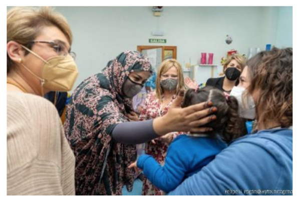 La Première Dame de Mauritanie, leader dans la lutte contre l'autisme infantile, visite l'ASTUS à Carthagène ...photos