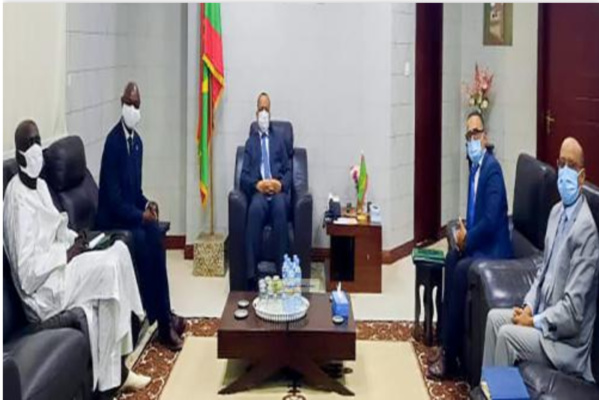 Le ministre des Affaires Étrangères reçoit le secrétaire exécutif de la CNULD Le ministre des Affaires Étrangères reçoit le secrétaire exécutif de la CNULD