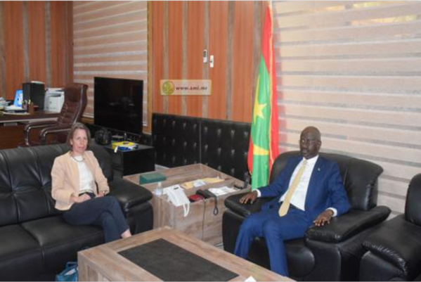 Le ministre de l’Intérieur reçoit l’ambassadrice d’Allemagne Le ministre de l’Intérieur reçoit l’ambassadrice d’Allemagne