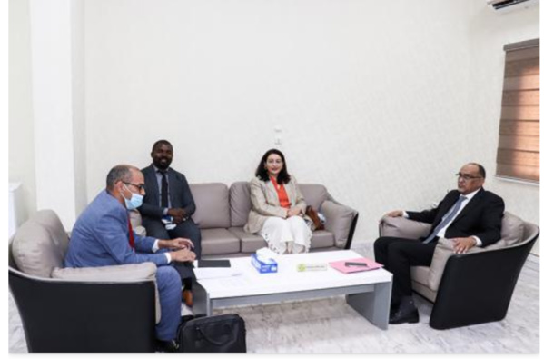 Le ministre des finances reçoit la représentante résidente de la Banque mondiale en Mauritanie