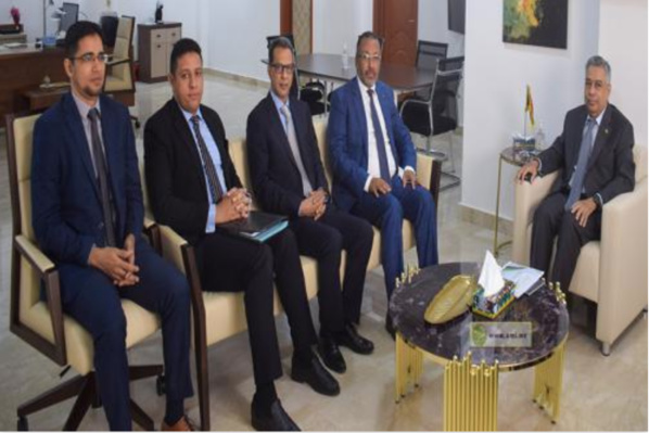 Le ministre de la Transition numérique reçoit le président de la Fédération du patronat mauritanien