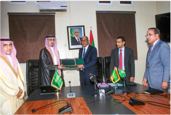 Signature d'un accord convertissant le dépôt saoudien à la Banque centrale de Mauritanie en un prêt concessionnel