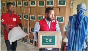 Distribution de kits alimentaires saoudiens à 528 familles mauritaniennes nécessiteuses