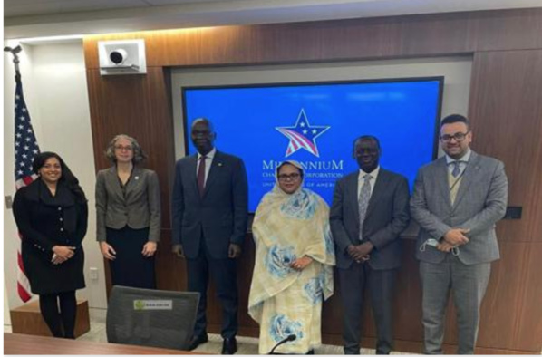 Le ministre de l’Économie s'entretient avec la directrice adjointe de MCC Le ministre de l’Économie s'entretient avec la directrice adjointe de MCC