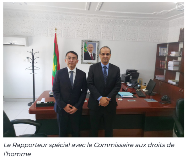 Mauritanie, le Rapporteur des Nations Unies sur les formes contemporaines de l’esclavage est sous nos murs