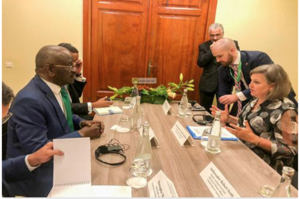Le ministre des Affaires étrangères a rencontré la sous-secrétaire d’État américaine chargée des affaires politiques