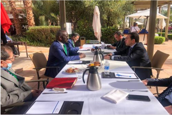 Le ministre des Affaires étrangères rencontre son homologue espagnol Le ministre des Affaires étrangères rencontre son homologue espagnol