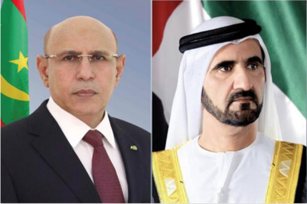 Le Président de la République exprime au vice-Président de l’État des EAU les sincères condoléances de la Mauritanie