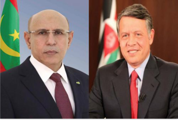 Le Président de la République félicite le Roi de Jordanie Le Président de la République félicite le Roi de Jordanie