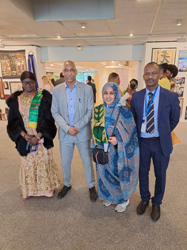 La délégation mauritanienne à la semaine africaine de l'Unesco- Edition 2022 ( photos )