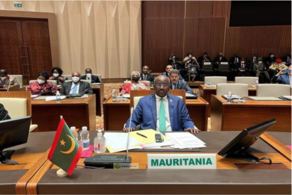 Le ministre des Affaires étrangères: La Mauritanie soutient tout effort africain commun pour faire face aux changements anticonstitutionnels qui ne nuit pas au niveau de vie des peuples africains