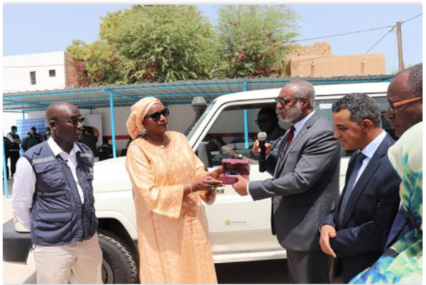 Réception d'un don de matériels sanitaires Réception d'un don de matériels sanitaires