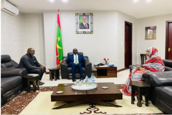 Le ministre des Affaires étrangères reçoit Le représentant d' ONOWAS Le ministre des Affaires étrangères reçoit Le représentant d' ONOWAS