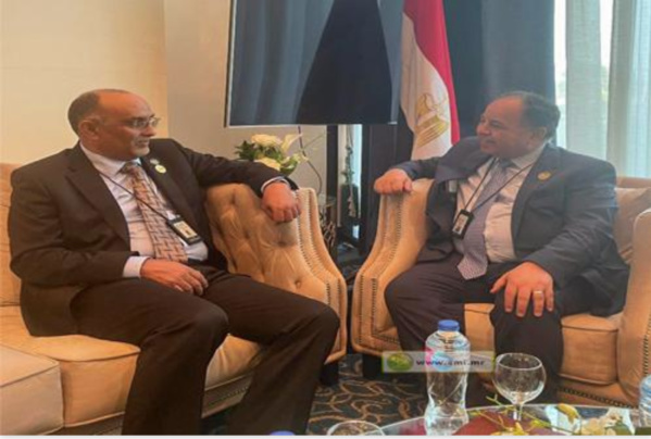 Le ministre des Finances rencontre son homologue égyptien Le ministre des Finances rencontre son homologue égyptien