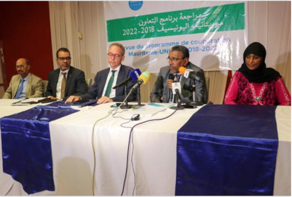 Revue du programme de coopération Mauritanie-UNICEF 2018-2022