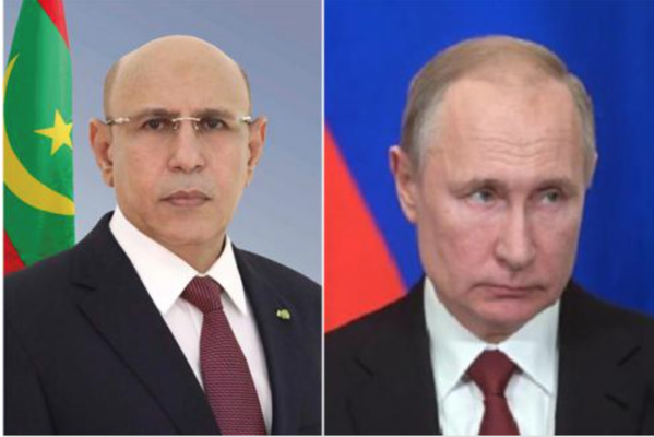 Le Président de la République félicite son homologue Russe