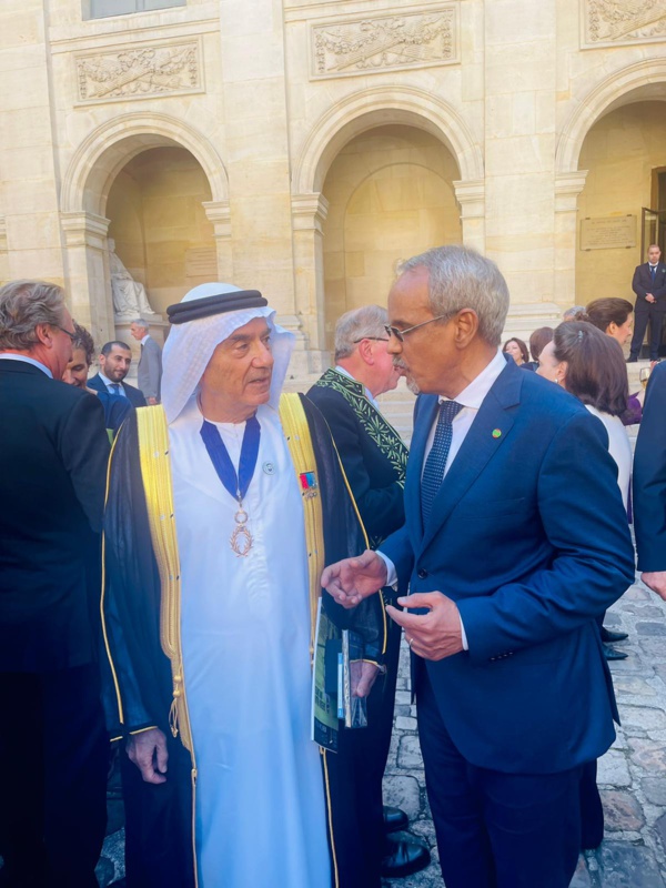 avec son excellence Zaki Anwar Nusseibeh