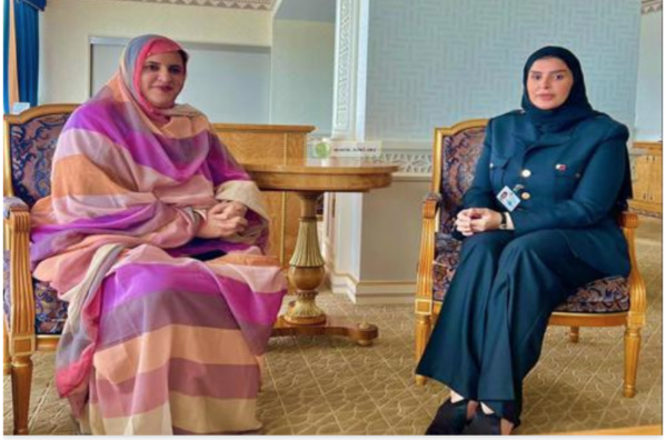 La ministre de l'Action sociale s'entretient avec son homologue du Qatar La ministre de l'Action sociale s'entretient avec son homologue du Qatar